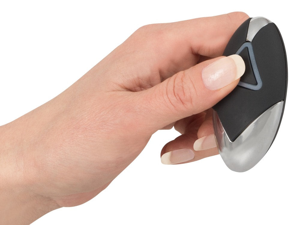 Handheld wireless remote for controlling vibration intensity and thrusting functions of the sex machine.