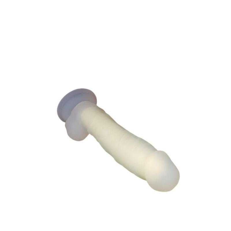 Glow in the dark 13cm dildo with suction cup
