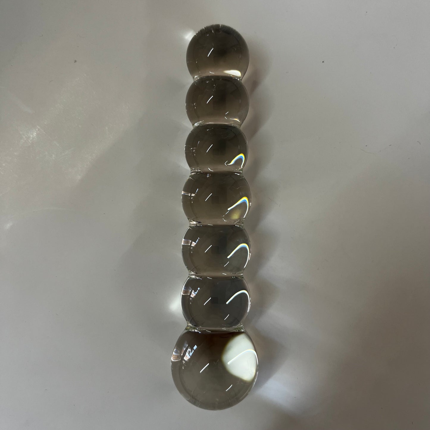 GLASS DILDO ROUNDED BAR