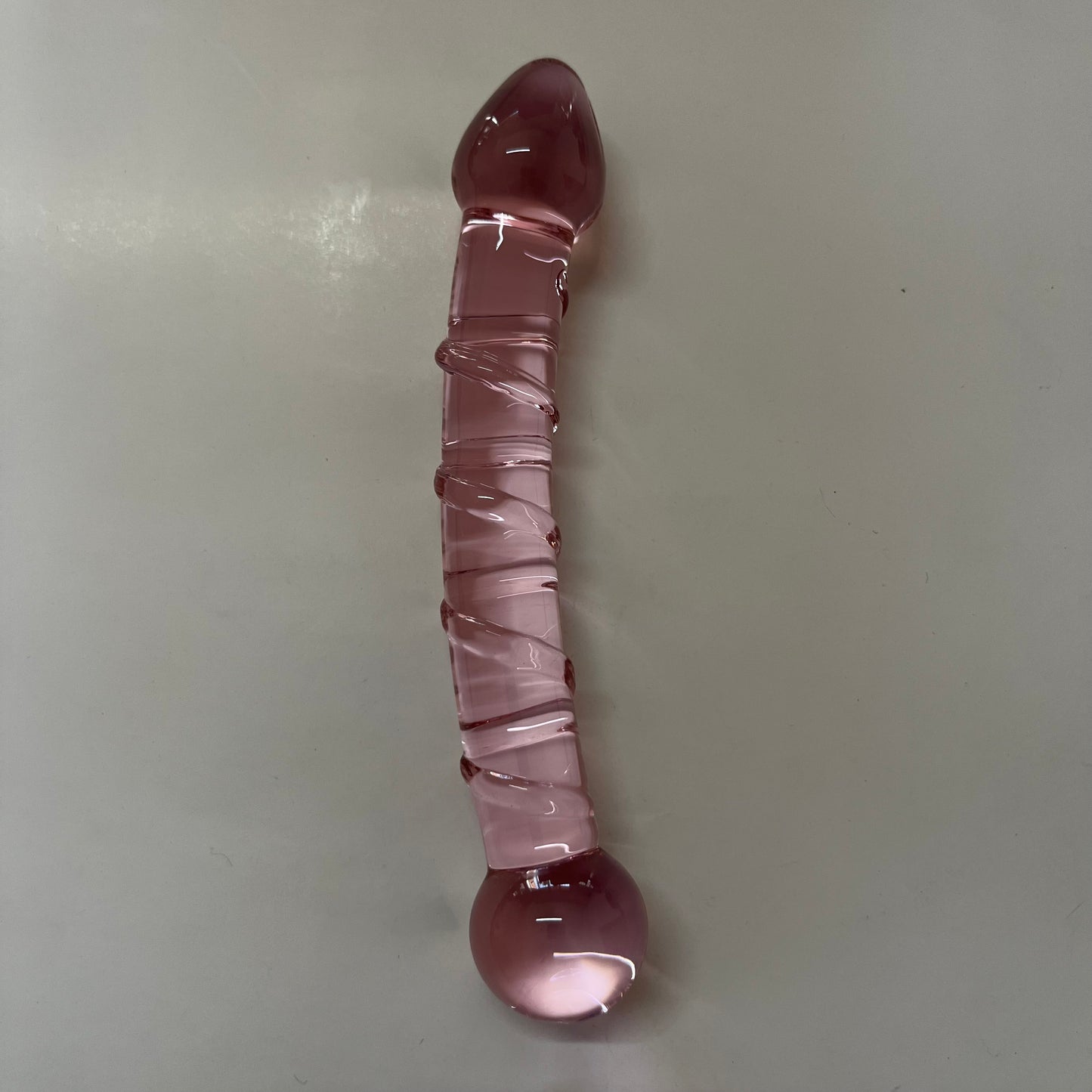 GLASS DILDO PINK SMALL