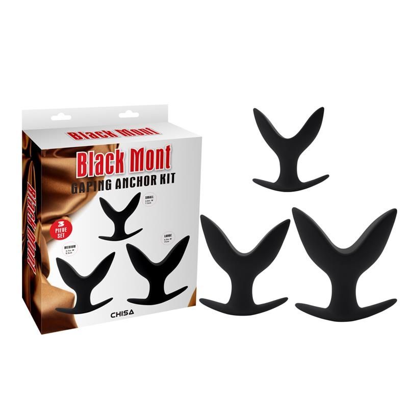 Gaping anchor butt plug anal toy kit