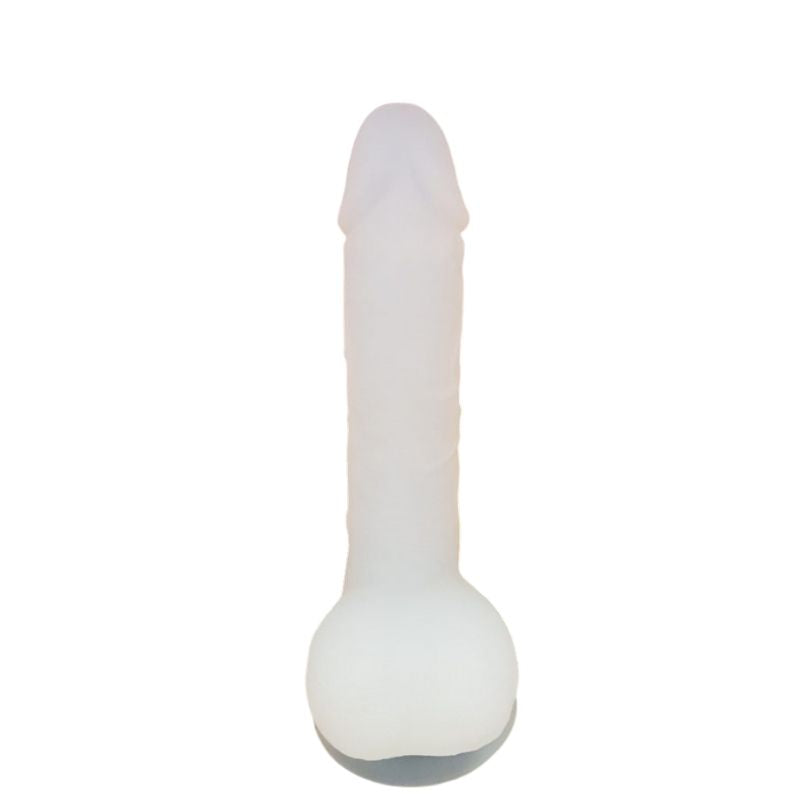 Glow in the dark 16cm dildo with suction cup