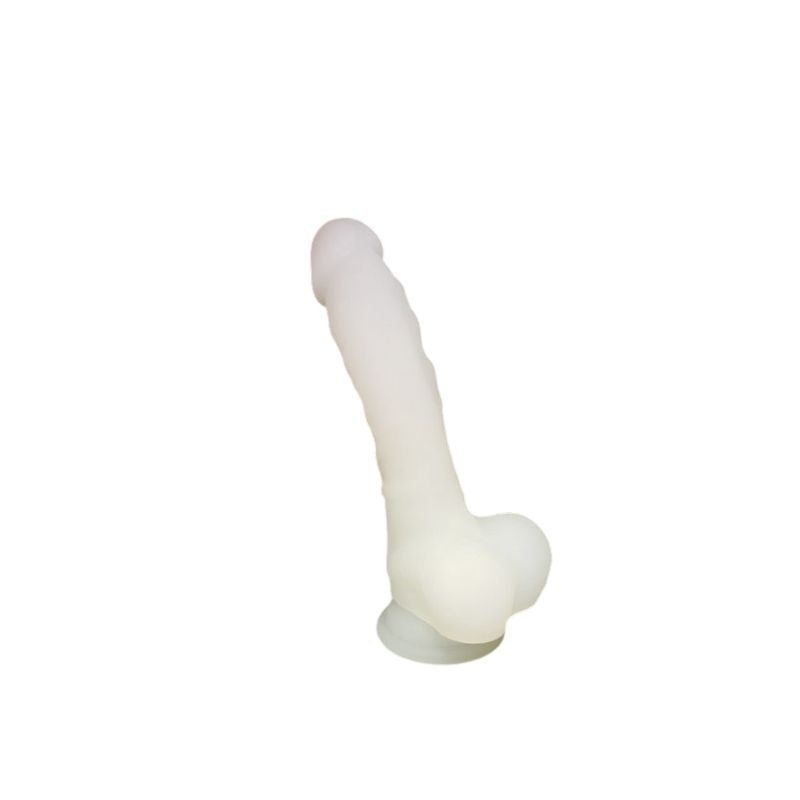 Glow in the dark 16cm dildo with suction cup
