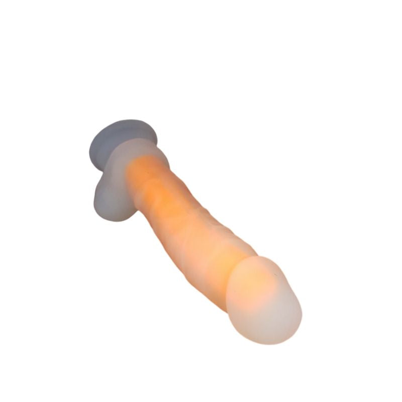 Liquid Silicone Orange Dildo 16cm with suction cup