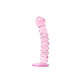 GLASS DILDO CLEAR PINK