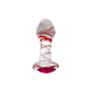 Glass Butt Plug Red Diamond