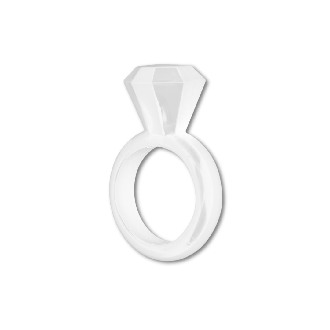 Diamond Cock Ring Clear