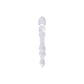 GLASS DILDO ROUNDED DOUBLE SIDED