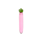 GLASS DILDO GREEN LEAF