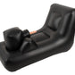 Fully inflated Dark Magic Thrusting Bed in use-ready position, showcasing ergonomic contours and mounted shaft attachment.