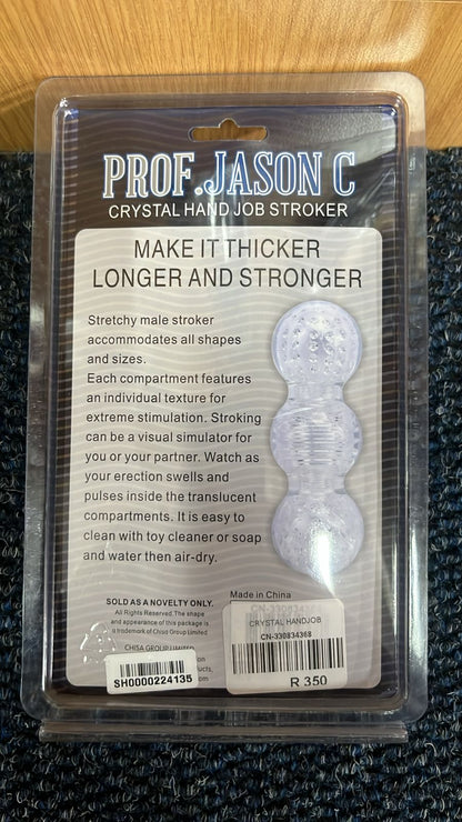 Crystal Hand Job Stroker 5.5 Inch