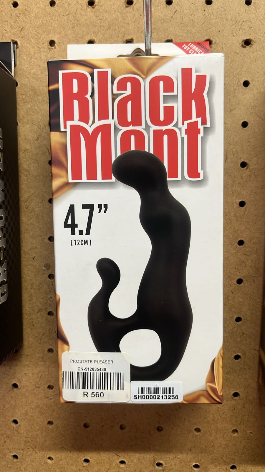 Black Mont 4.7" (12cm) Prostate Pleaser