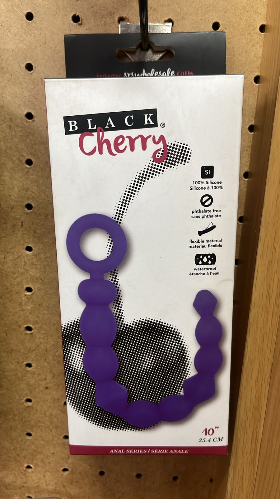 Black Cherry Anal Beads