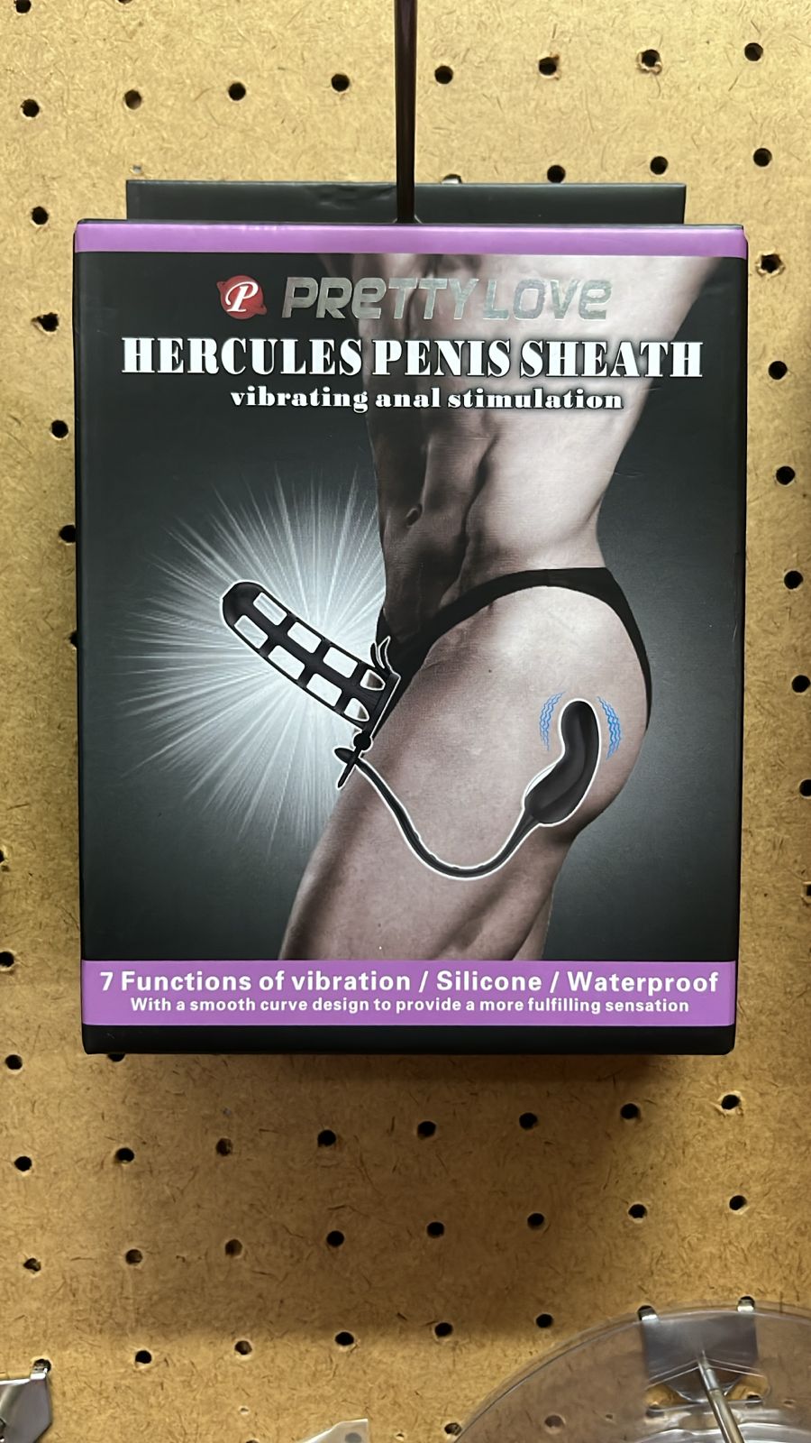 Pretty Love Hercules Penis Sheath Vibrating Anal Simulation