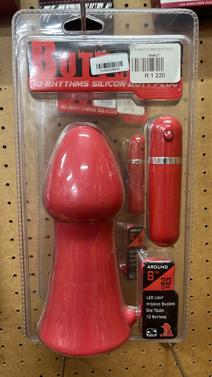 Butt Buddy Silicone Vibrating Butt Plug