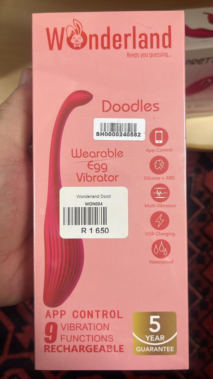 Wonderland Doodles Wearable Egg Vibrator