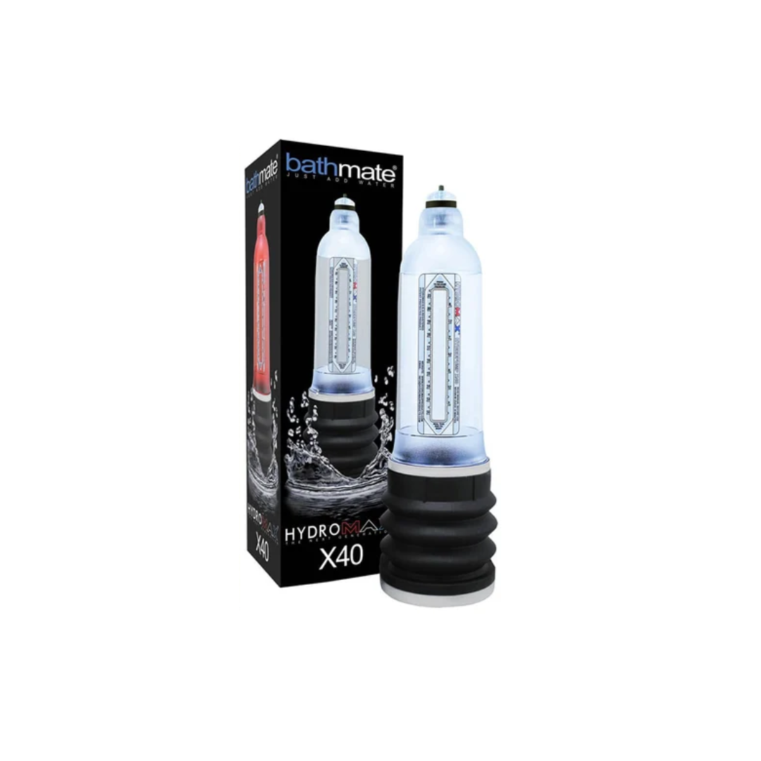 Hydromax Water Penis Pump CLEAR X40