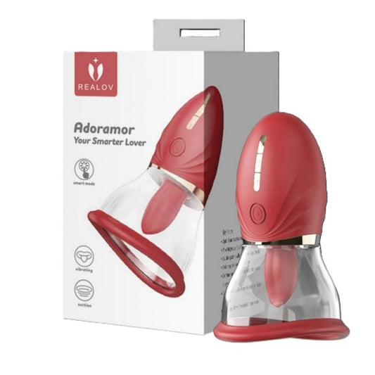 REALOV Adoramor Magic Tongue Pleasure – Suction, Licking & Vibration