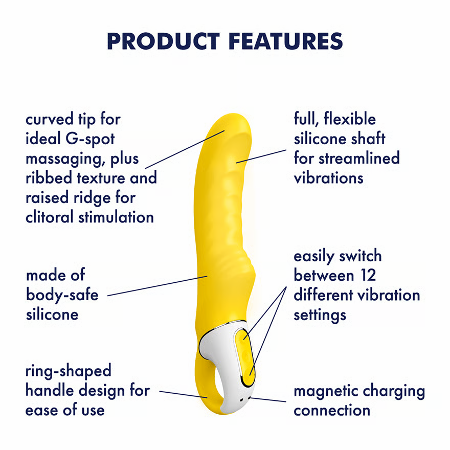 Satisfyer Yummy Sunshine – G-Spot Vibrator with Ribs