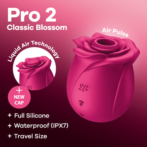 Satisfyer Pro 2 Classic Blossom Air Pulse – Product Display