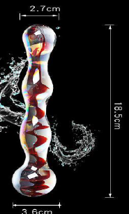 GLASS DILDO RAINBOW