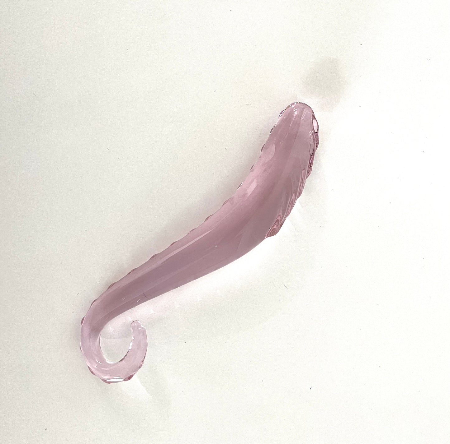 GLASS DILDO PINK FISH