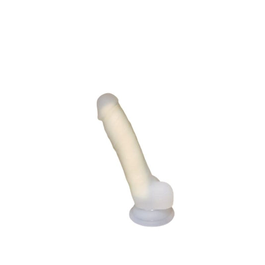 Glow in the dark 13cm dildo with suction cup