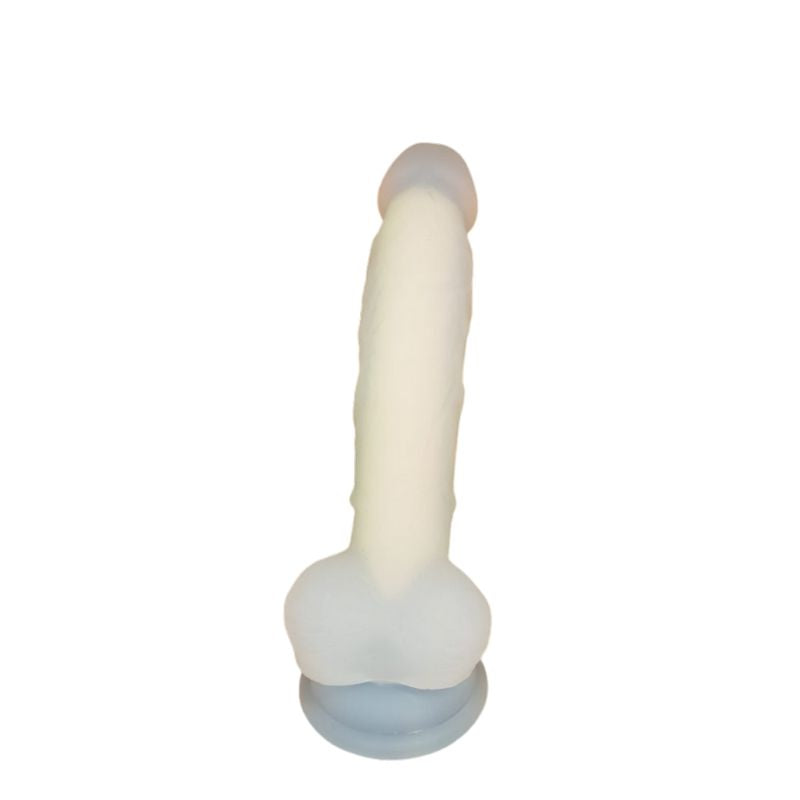 Glow in the dark 13cm dildo with suction cup