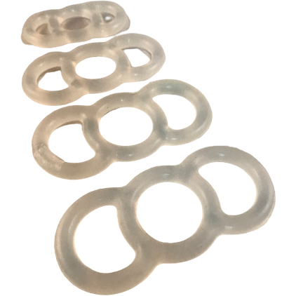 Silicone 4 pcs set Cock Rings