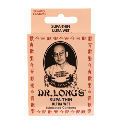 Dr. Long's Condoms Supa-Thin Ultra Wet
