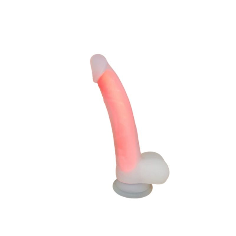 Liquid Silicone Dual Pink Dildo 15.5cm with suction cup