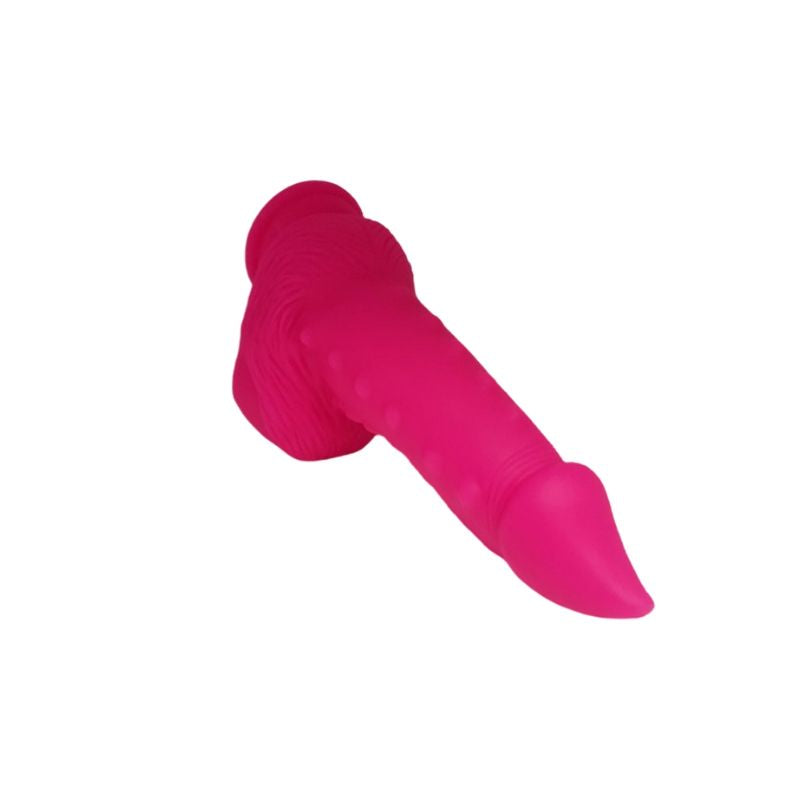 Pink 16.5cm X-Men Silicone Dildo with suction cup