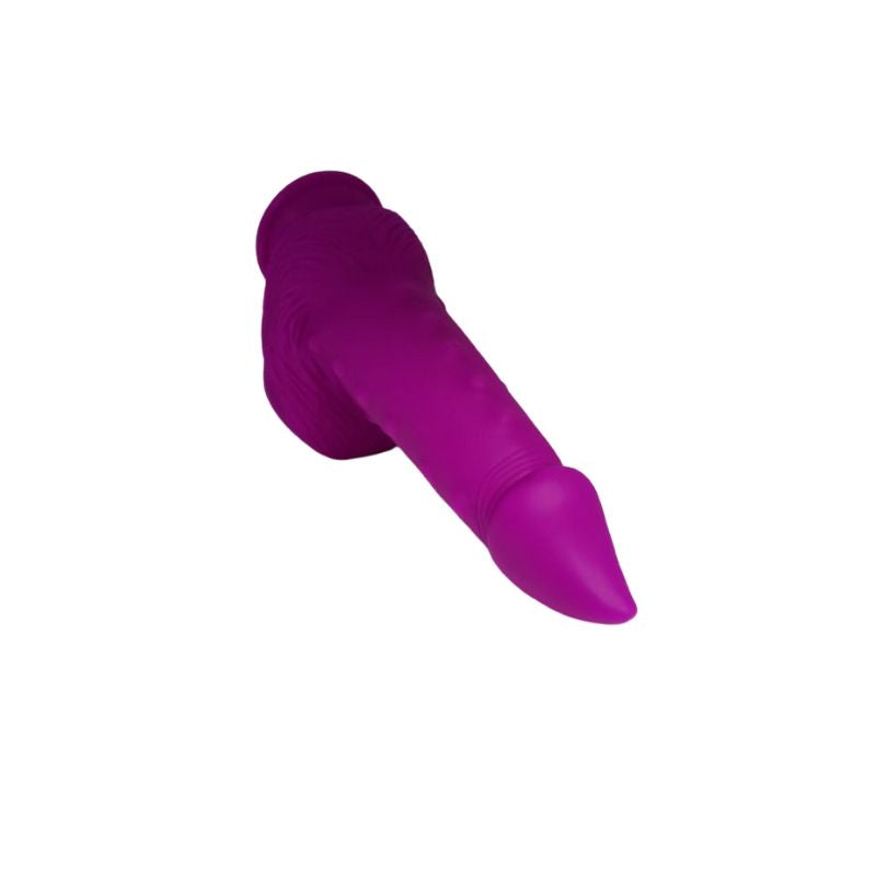 Purple 16.5cm X-Men Silicone Dildo with suction cup